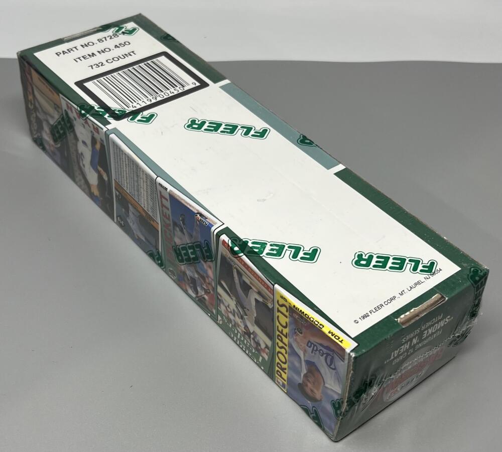 1992 Fleer Baseball Factory Set  "Smoke 'N Heat" Image 3