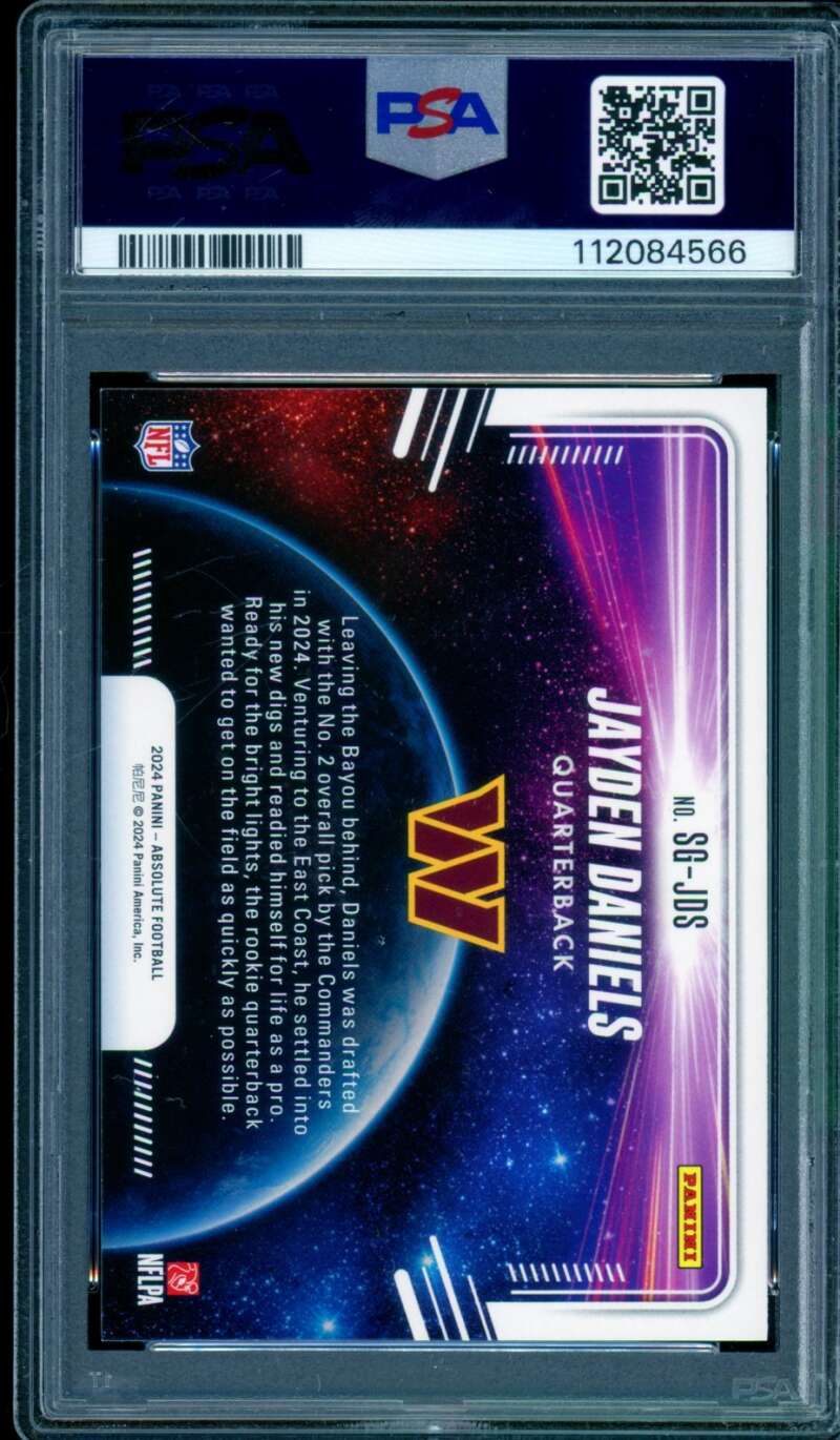 Jayden Daniels Card 2024 Absolute Star Gazing #SGJDS PSA 9 Image 2