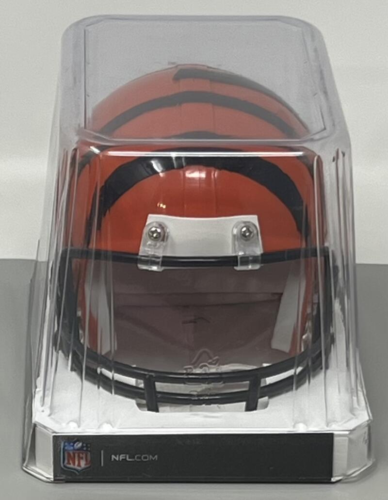 Chad Johnson Autograph Bengals Mini Football Helmet JSA Authentic   Image 2