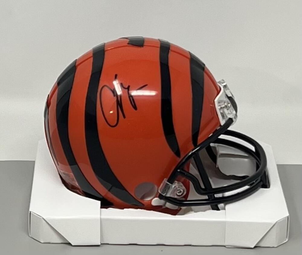 Chad Johnson Autograph Bengals Mini Football Helmet JSA Authentic   Image 1