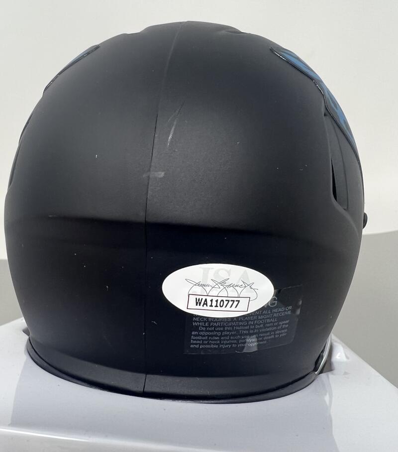 Josh Hines-Allen Autograph Panthers Mini Football Helmet JSA Authentic   Image 4