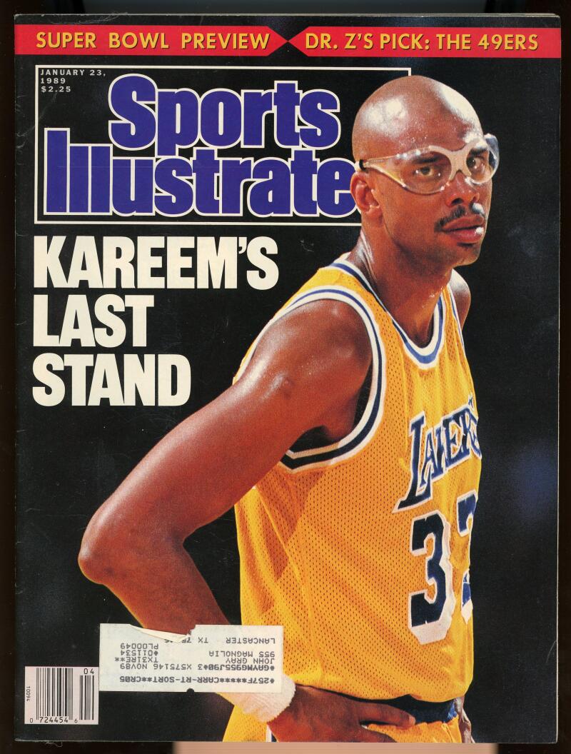 Sports Illustrated Magazine January 23 1989 Kareem Abdul-Jabbar Image 1