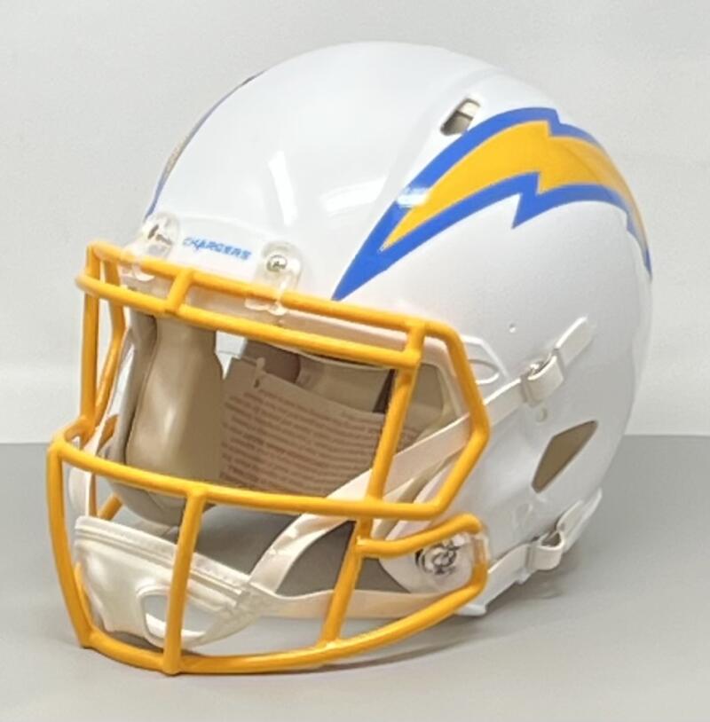 Derwin James Autograph Chargers Authentic Full Size Football Helmet BAS Authentic Image 2