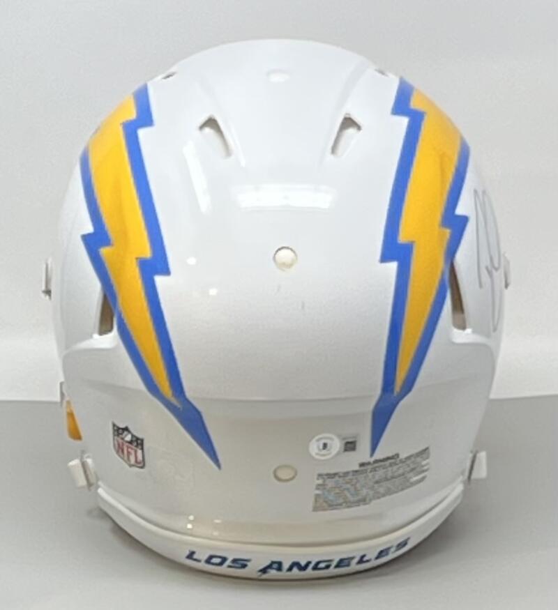 Derwin James Autograph Chargers Authentic Full Size Football Helmet BAS Authentic Image 3