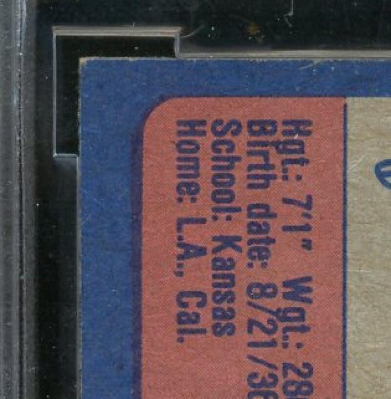 1974-75 Topps #250 Wilt Chamberlain Card BGS BCCG 9 Near Mint+ Image 7