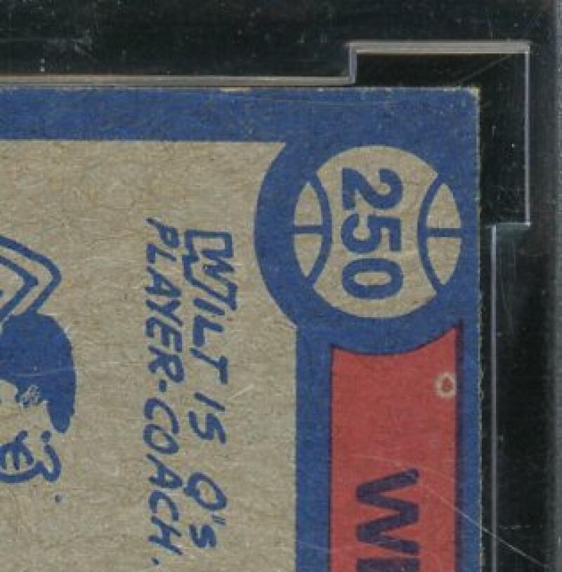 1974-75 Topps #250 Wilt Chamberlain Card BGS BCCG 9 Near Mint+ Image 8