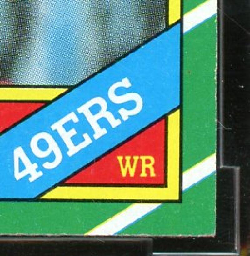1986 Topps #161 Jerry Rice Rookie Card BGS BCCG 10 Mint+ Image 6