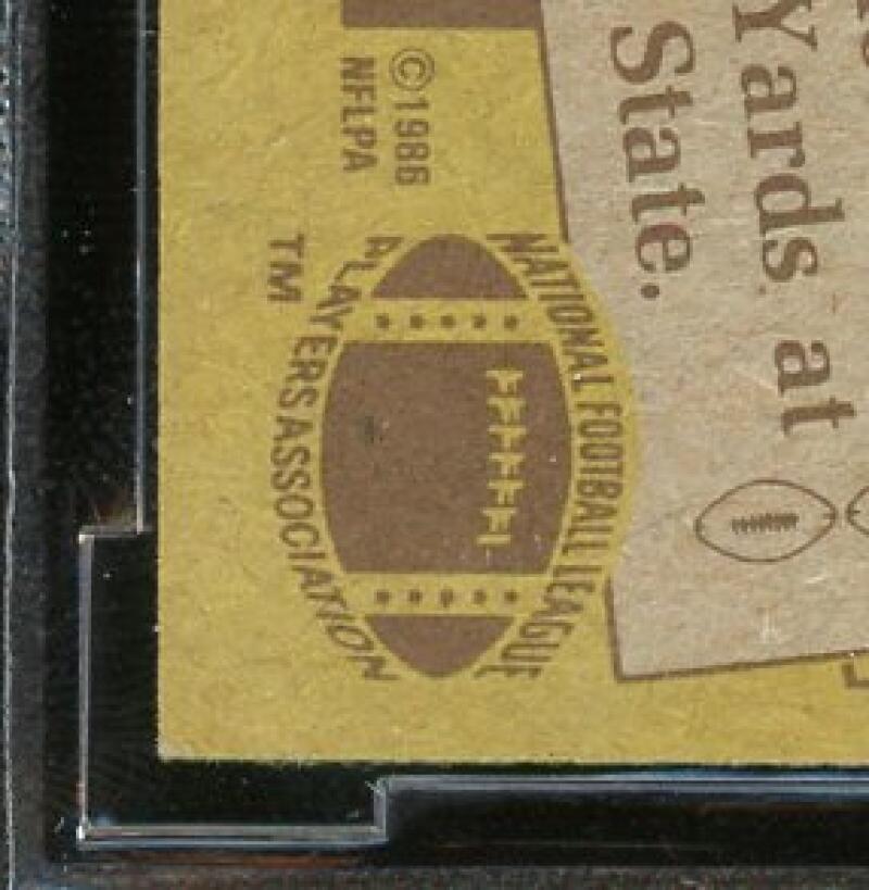 1986 Topps #161 Jerry Rice Rookie Card BGS BCCG 10 Mint+ Image 9