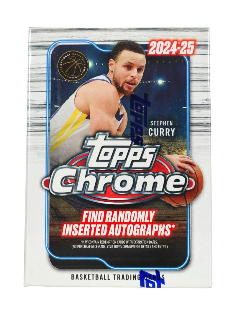 2024-25 Topps Chrome Basketball 8-Pack Blaster Box Image 1