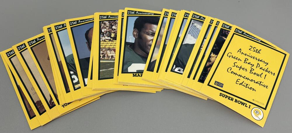 1990 Green Bay Packers 25th Anniversary Super Bowl 1 Commemorative Edition Set Image 3