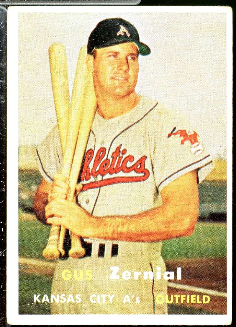 Gus Zernial Card 1957 Topps #253  Image 1