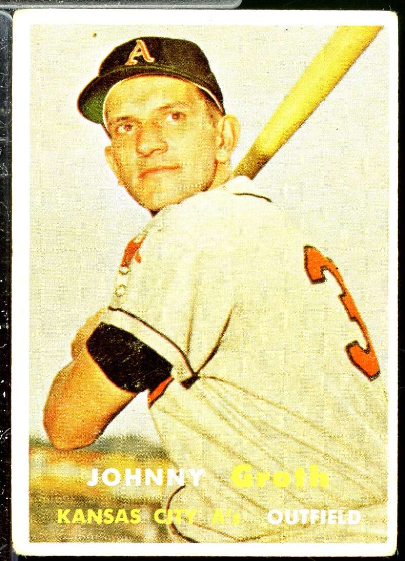 Johnny Groth Card 1957 Topps #360  Image 1