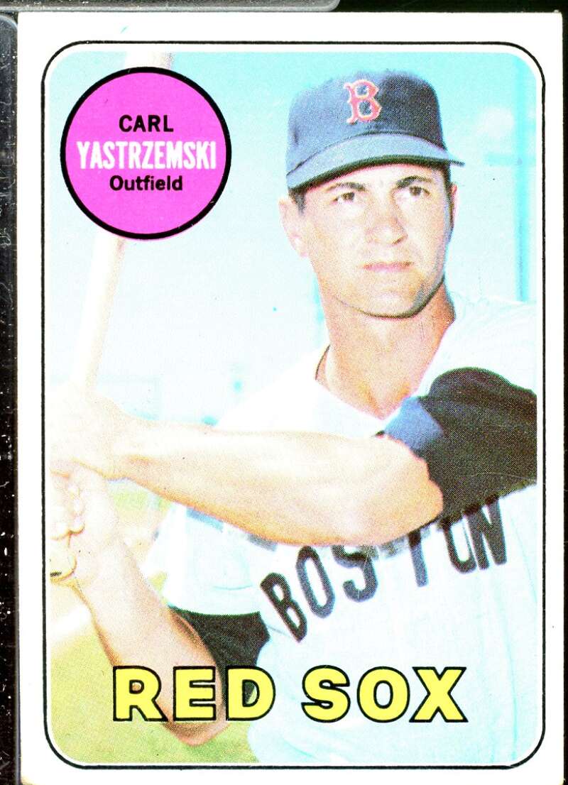 Carl Yastrzemski Card 1969 Topps #130  Image 1