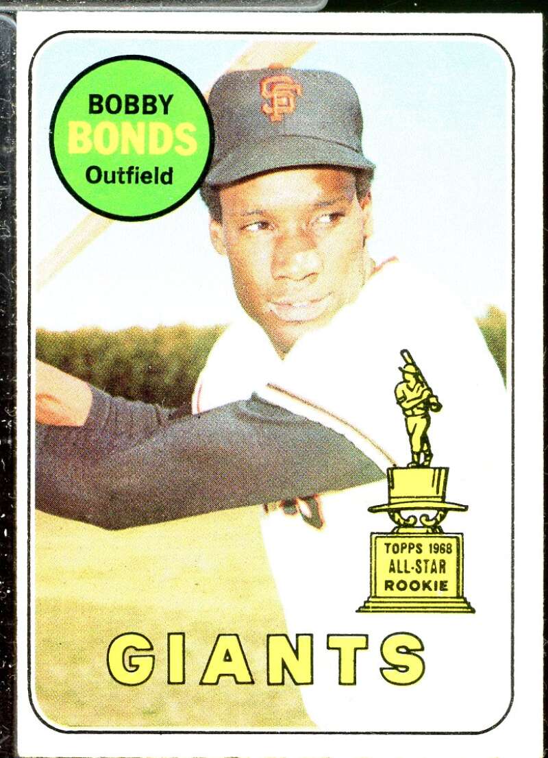 Bobby Bonds Rookie Card 1969 Topps #630  Image 1