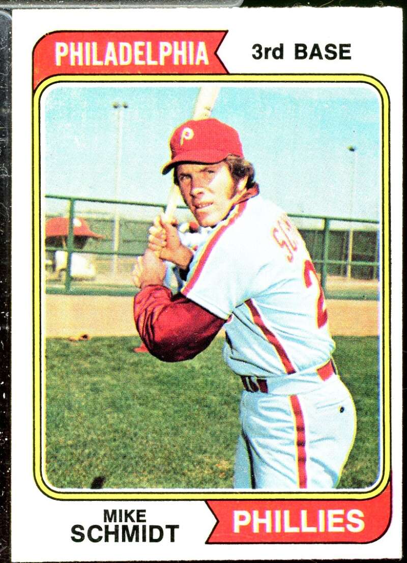 Mike Schmidt Card 1974 Topps #283  Image 1