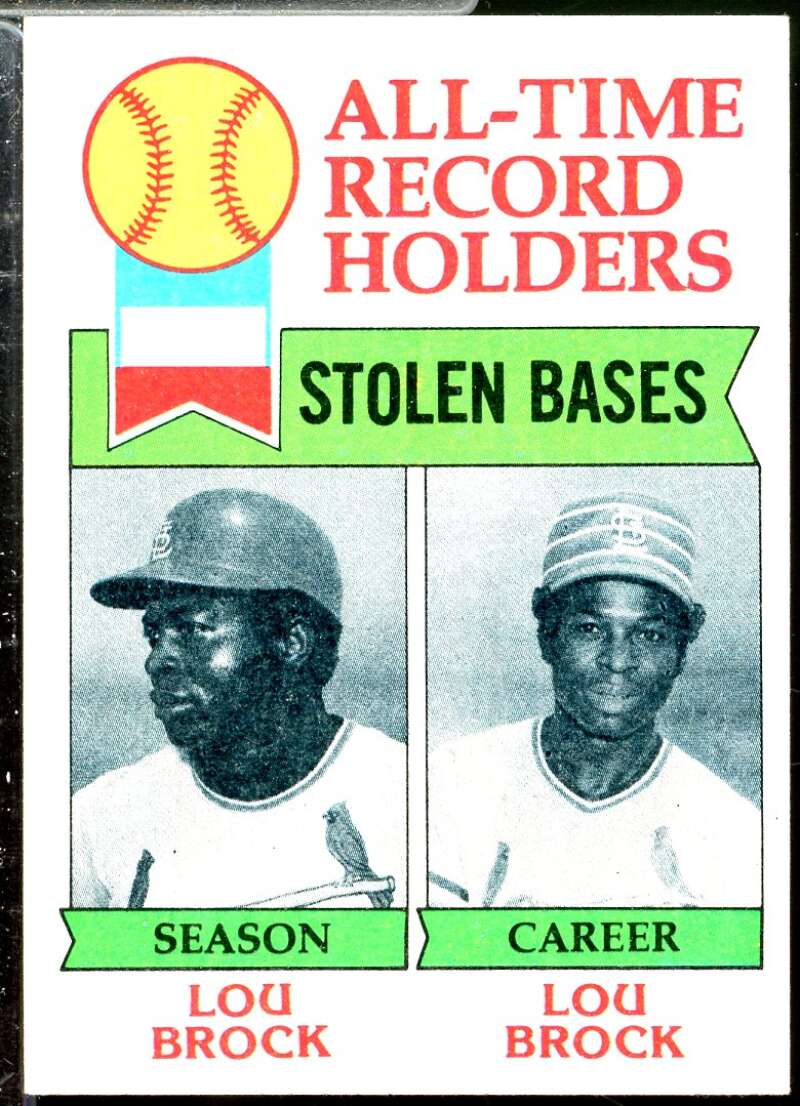 Lou Brock ATL/Lou Brock Card 1979 Topps #415  Image 1