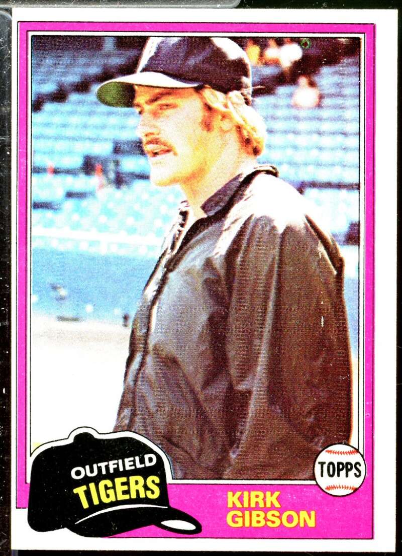 Kirk Gibson Rookie Card 1981 Topps #315  Image 1