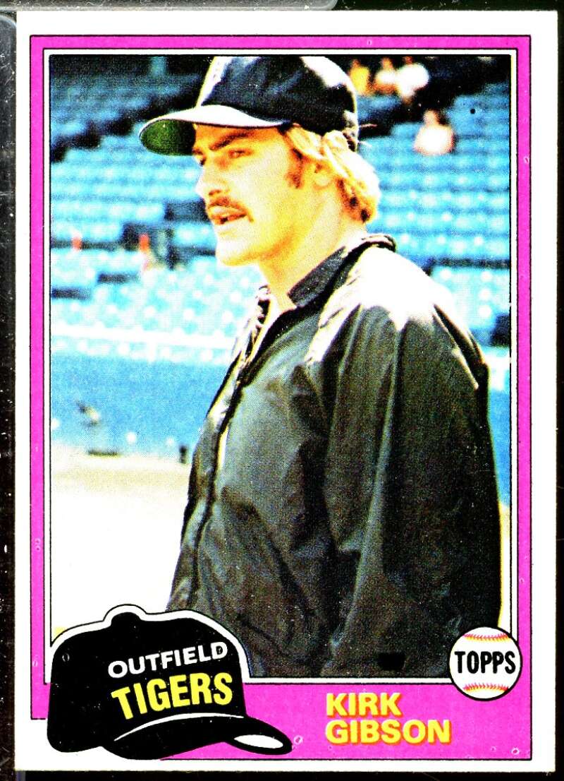 Kirk Gibson Rookie Card 1981 Topps #315  Image 1
