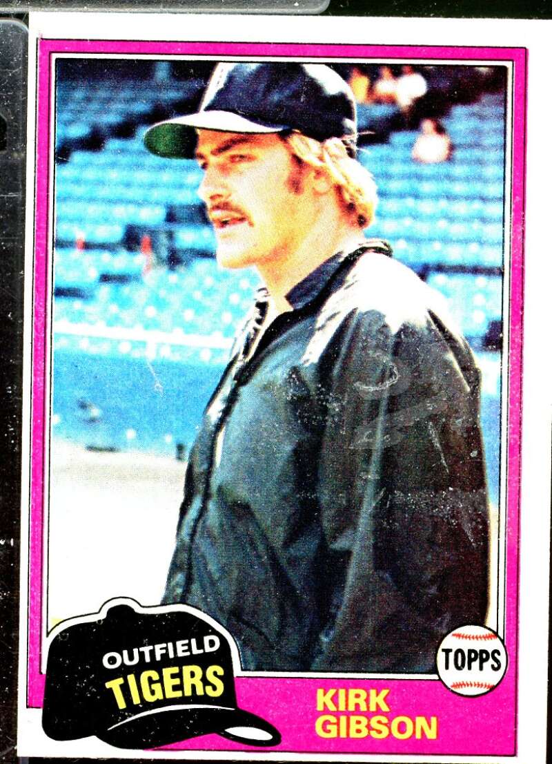 Kirk Gibson Rookie Card 1981 Topps #315  Image 1