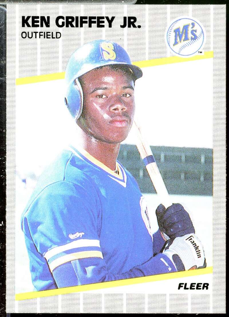 Ken Griffey Jr. Rookie Card 1989 Fleer #548  Image 1