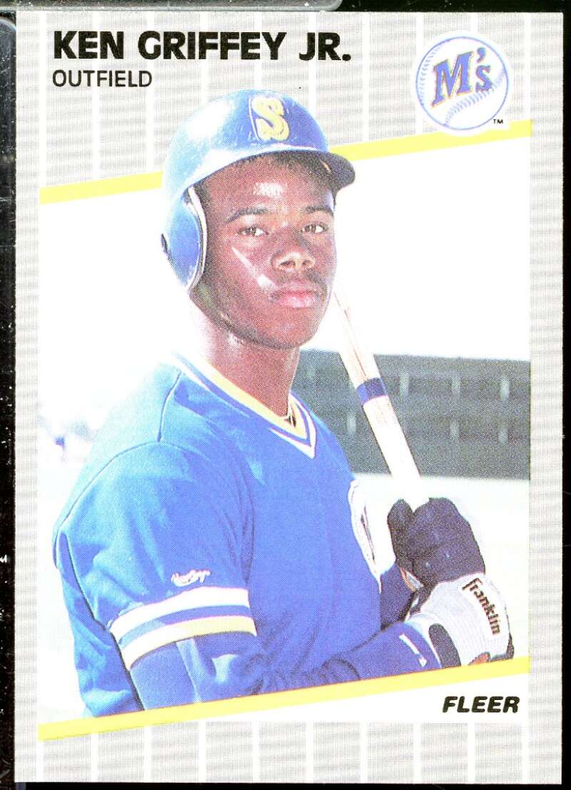 Ken Griffey Jr. Rookie Card 1989 Fleer #548  Image 1