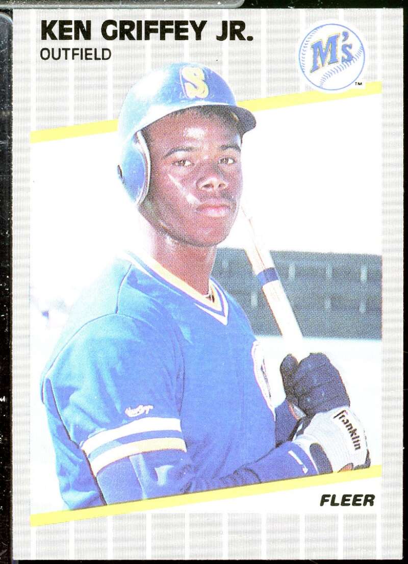Ken Griffey Jr. Rookie Card 1989 Fleer #548  Image 1