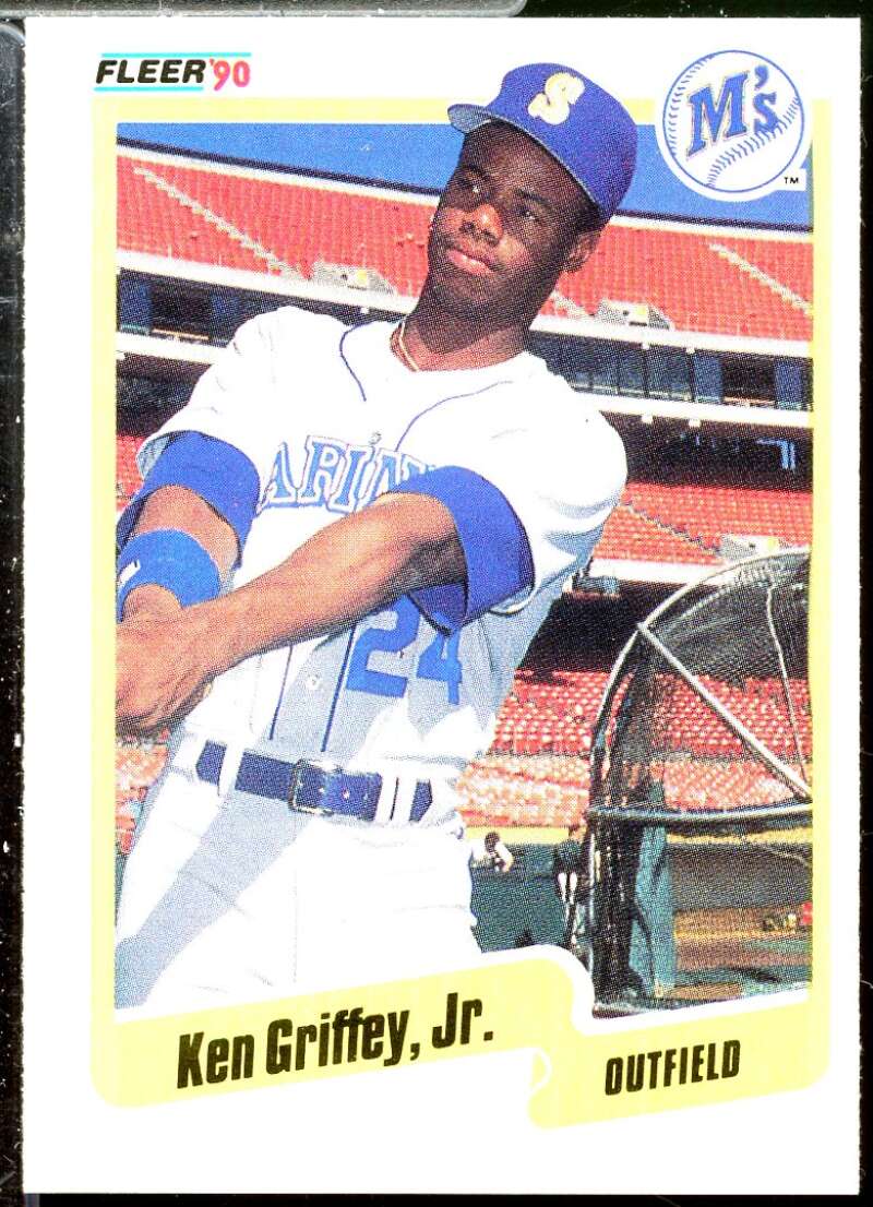 Ken Griffey Jr. Card 1990 Fleer #513  Image 1