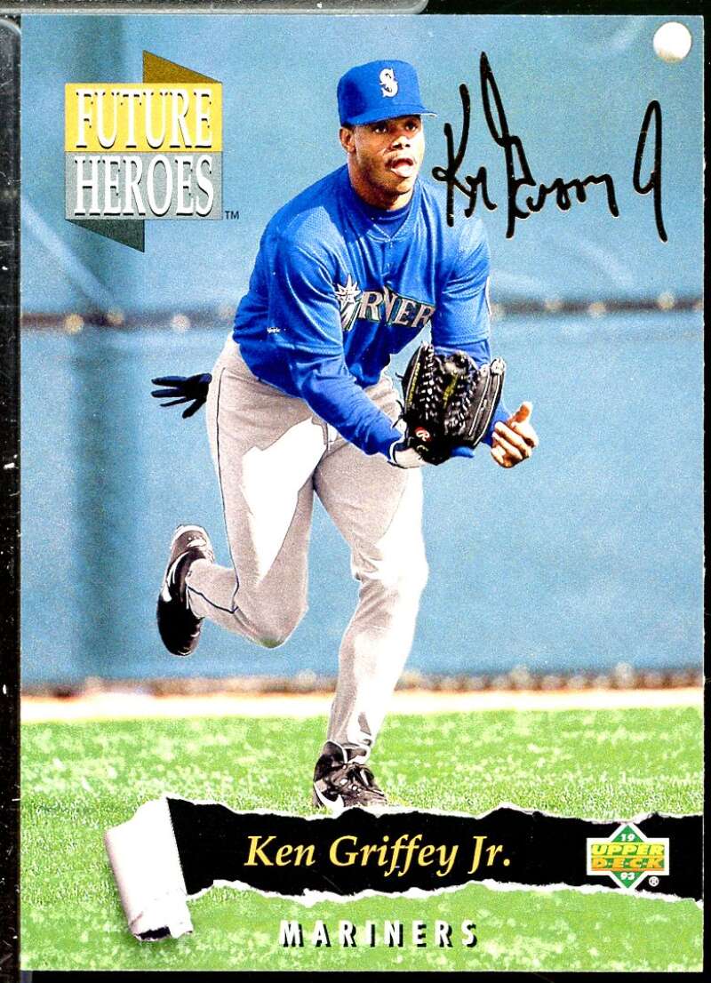 Ken Griffey Jr. Card 1993 Upper Deck Future Heroes #59  Image 1