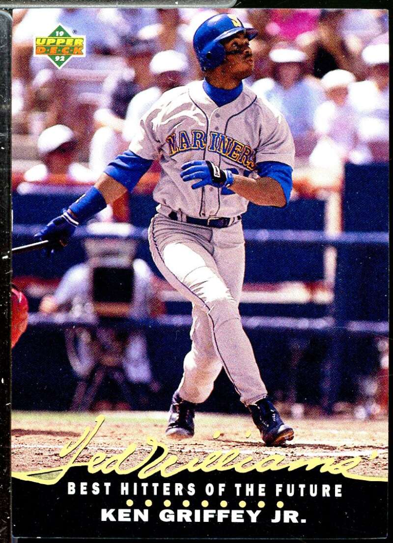 Ken Griffey Jr. Card 1992 Upper Deck Williams Best #T15  Image 1