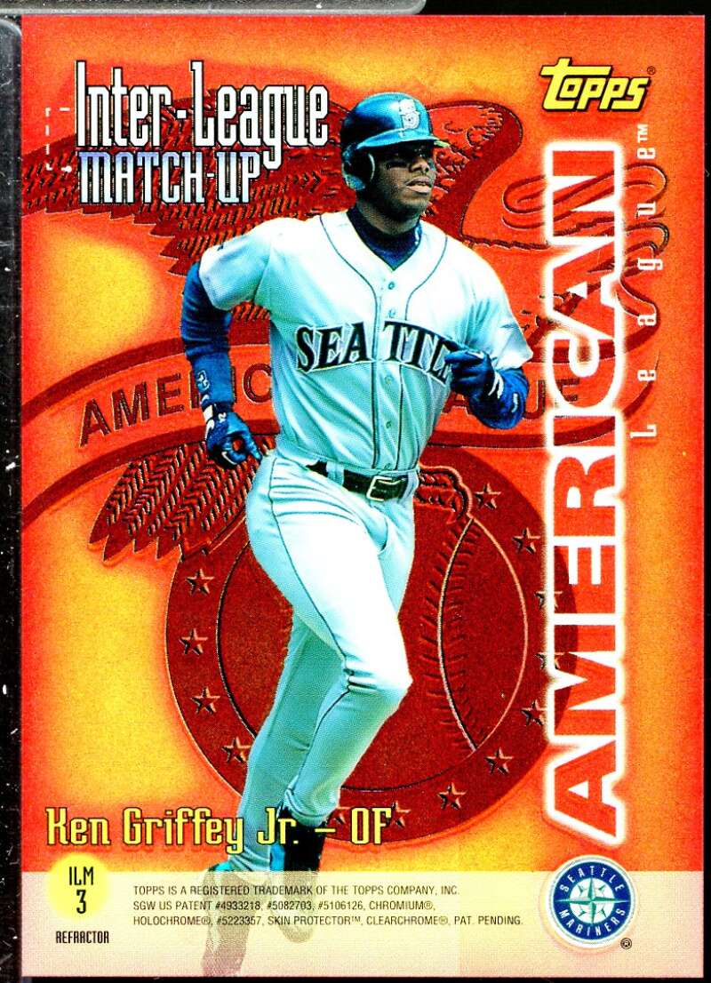 K.Griffey Jr./D.Bichette Card 1997 Topps Inter-League Finest Refractors #ILM3  Image 1