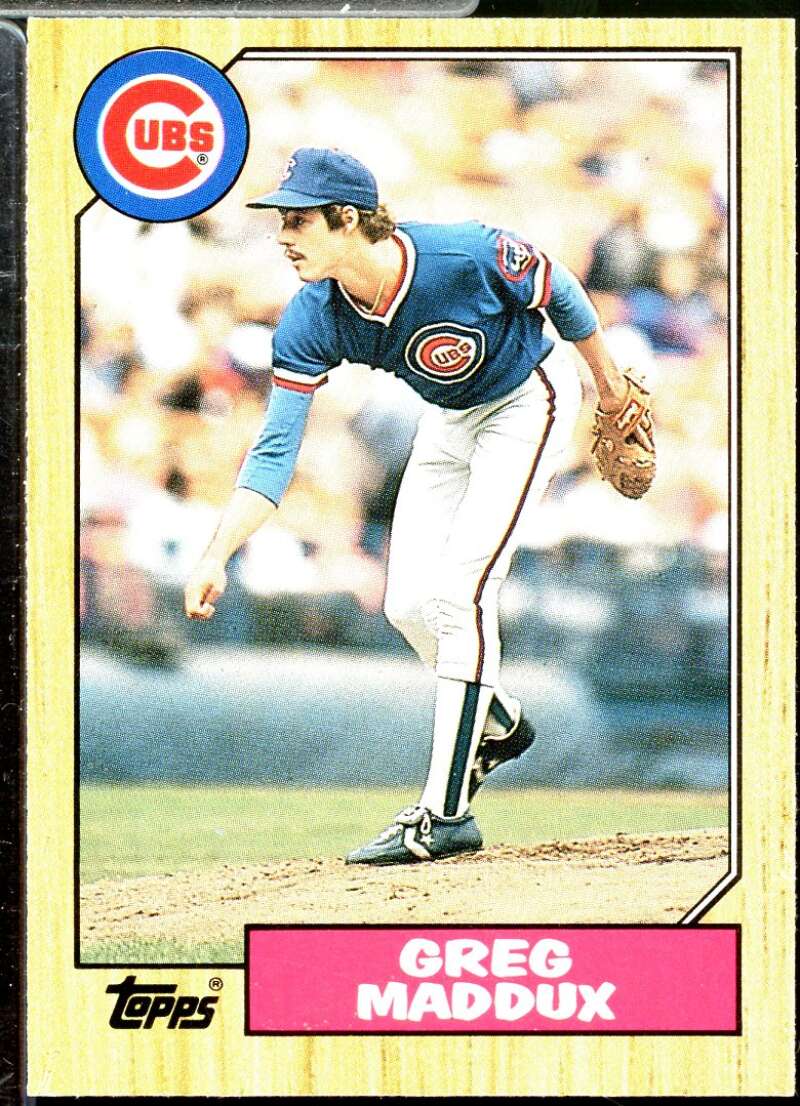 Greg Maddux Rookie Card 1987 Topps Traded #70T  Image 1