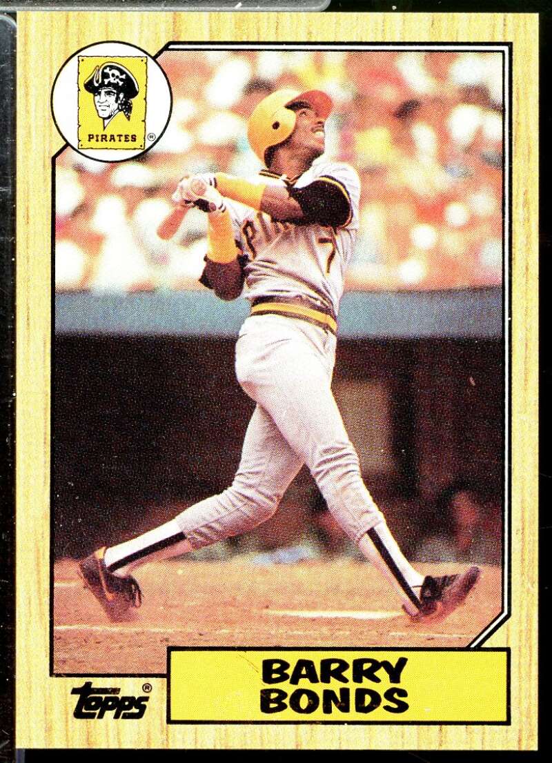 Barry Bonds Rookie Card 1987 Topps #320  Image 1