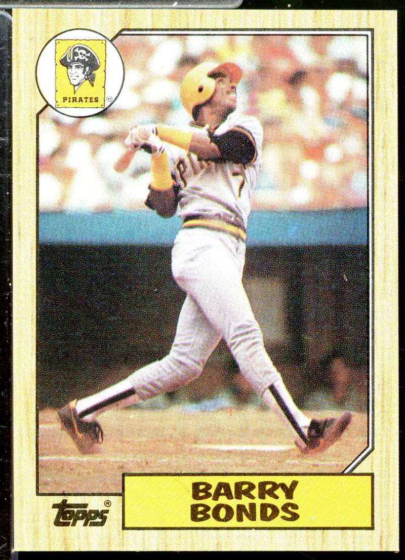 Barry Bonds Rookie Card 1987 Topps #320  Image 1