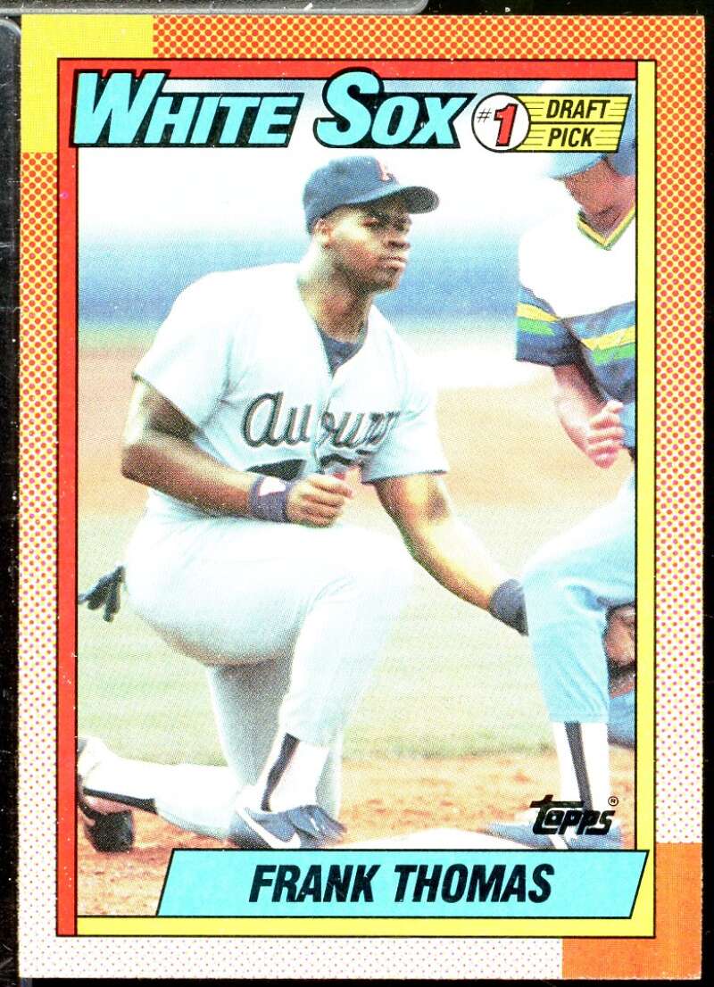 Frank Thomas Rookie Card 1990 Topps #414  Image 1