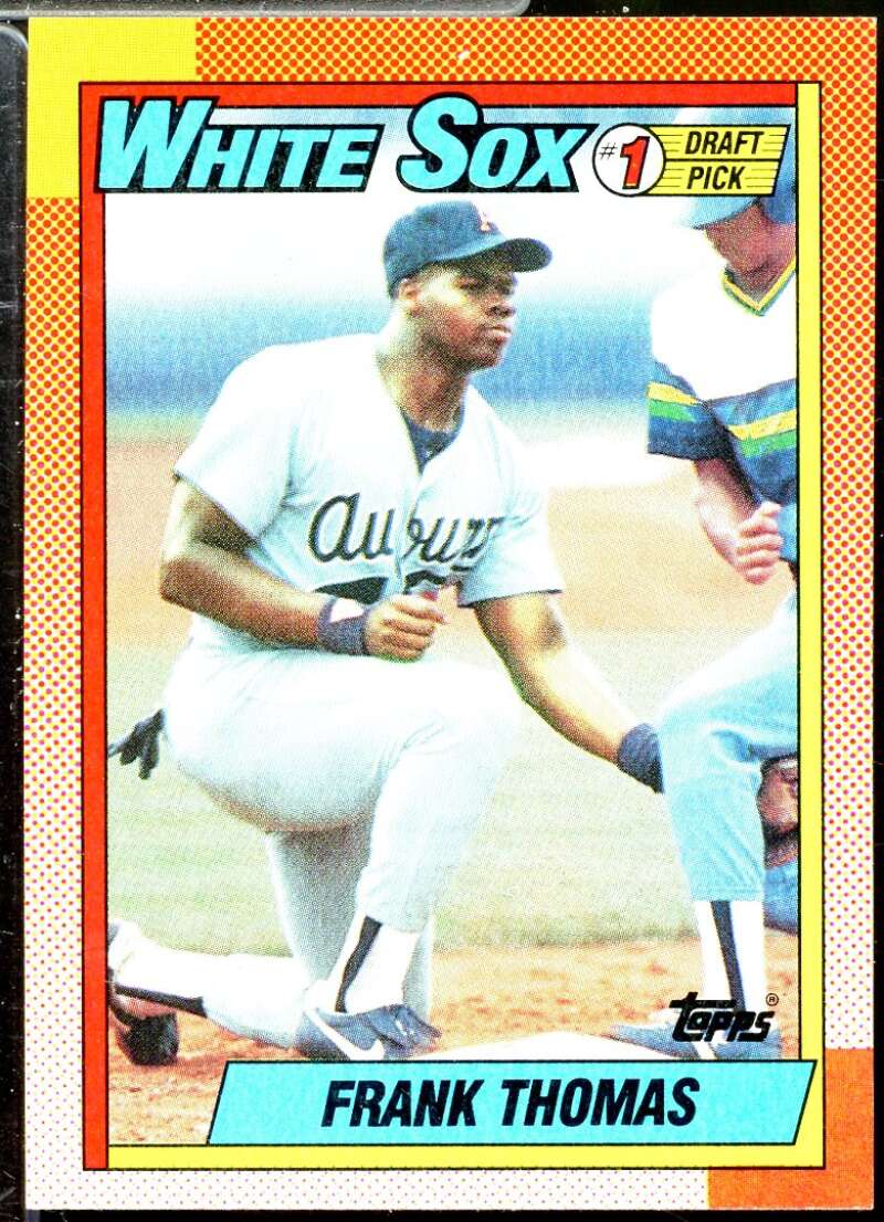 Frank Thomas Rookie Card 1990 Topps #414  Image 1