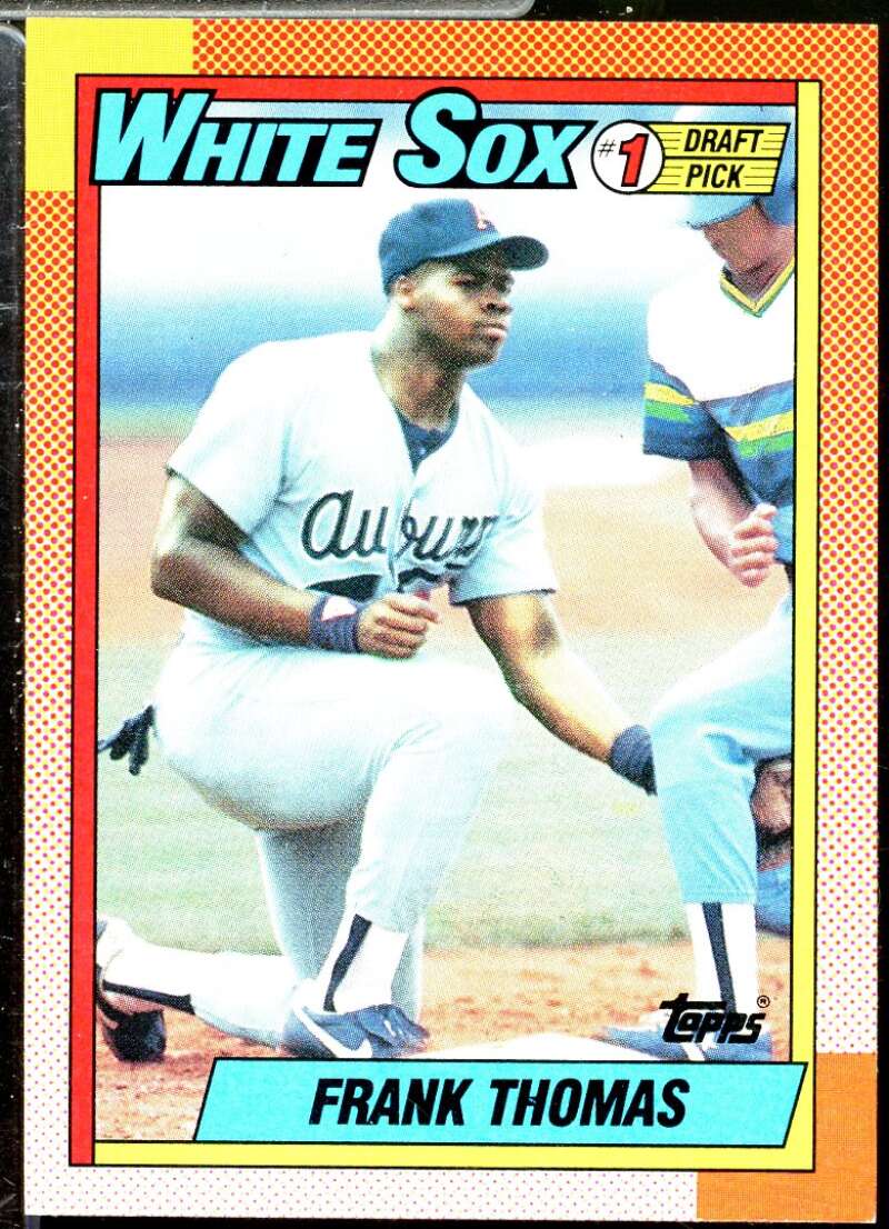 Frank Thomas Rookie Card 1990 Topps #414  Image 1