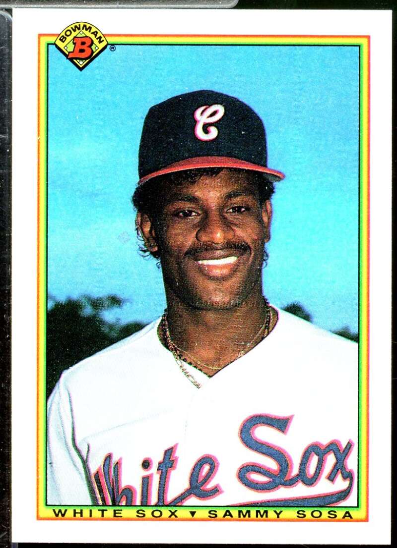 Sammy Sosa Rookie Card 1990 Bowman #312  Image 1