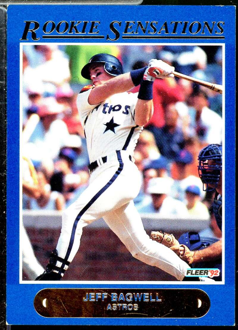 Jeff Bagwell Card 1992 Fleer Rookie Sensations #4  Image 1