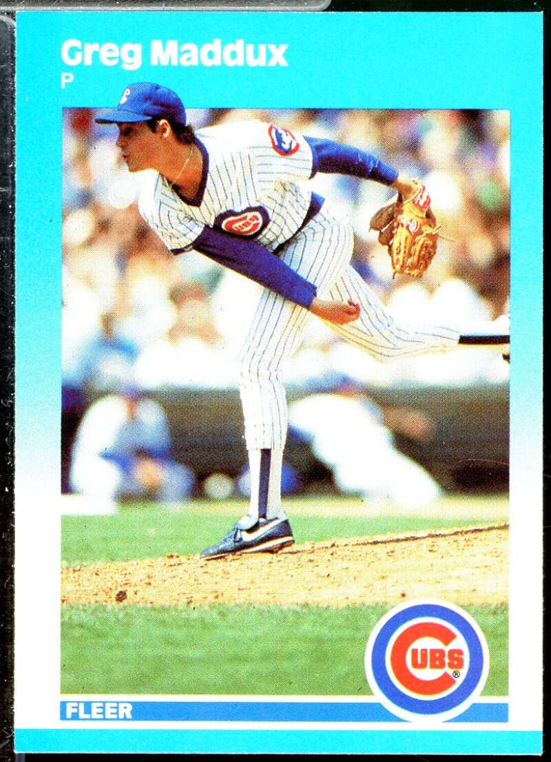 Greg Maddux Rookie Card 1987 Fleer Update #U68  Image 1