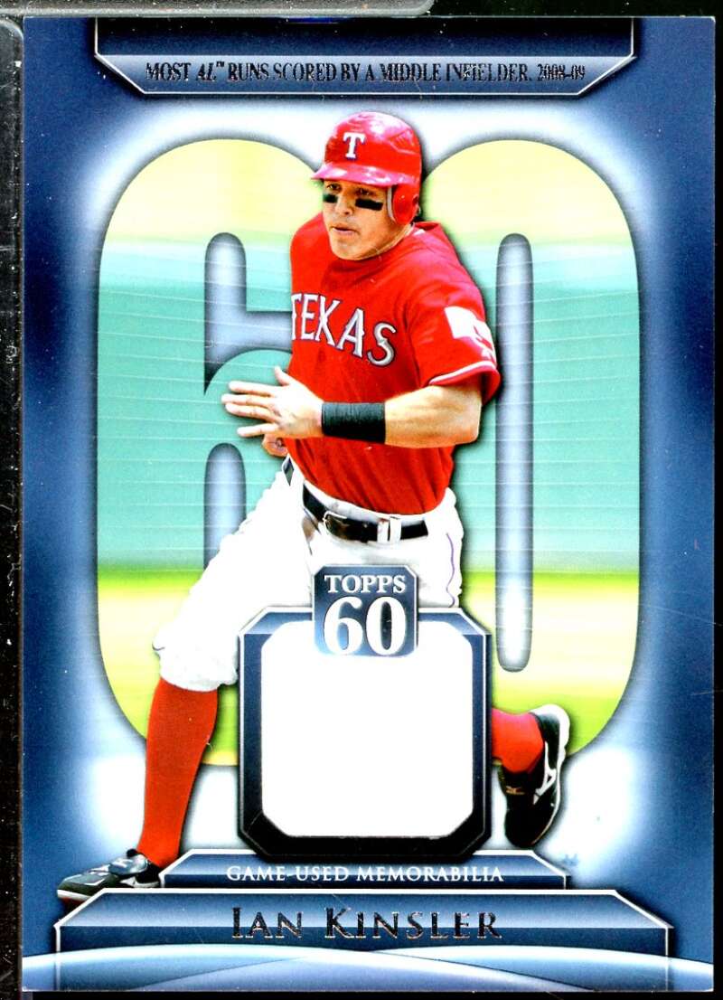 Ian Kinsler S2 Card 2011 Topps 60 Relics #IK  Image 1