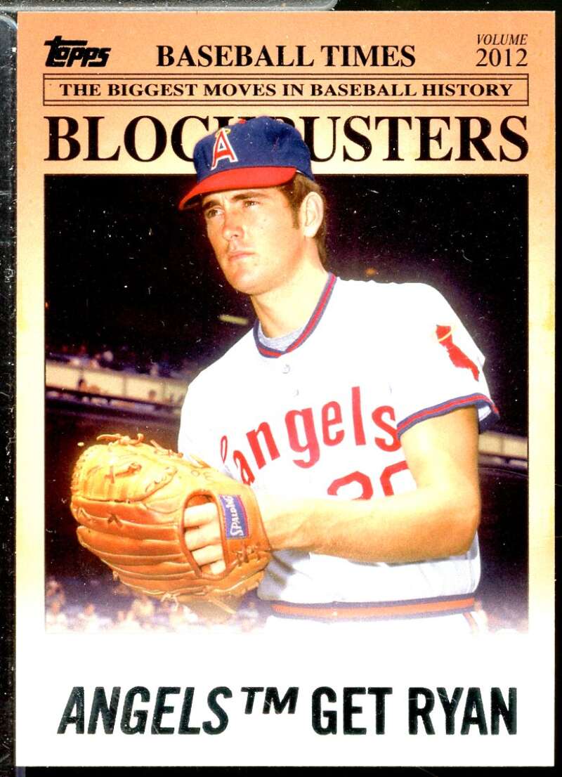 Nolan Ryan Card 2012 Topps Update Blockbusters #BB9  Image 1