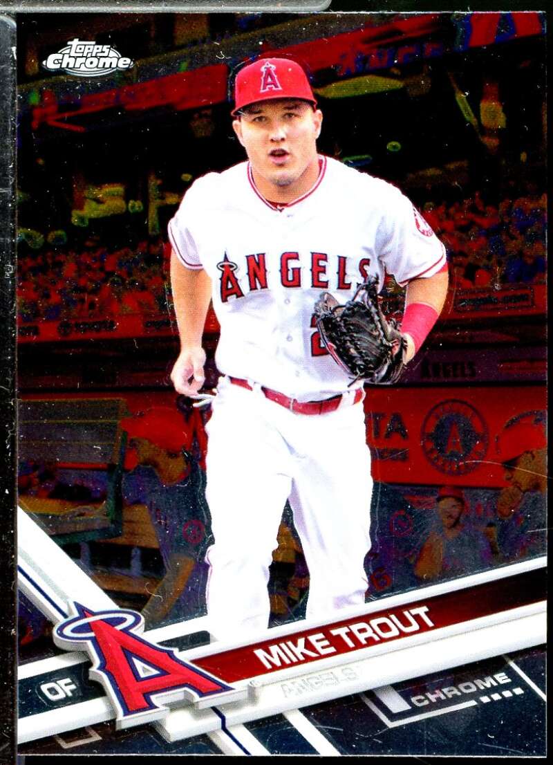 Mike Trout Card 2017 Topps Chrome #200A  Image 1