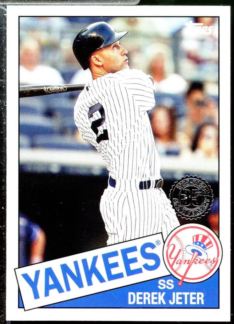 Derek Jeter Card 2020 Topps Update '85 Topps #85TB1  Image 1