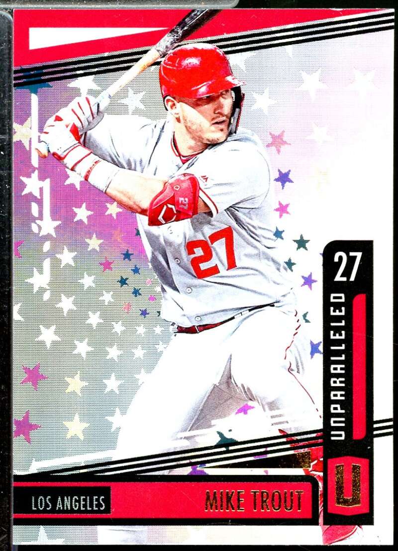Mike Trout Card 2020 Panini Unparalleled Astral #24  Image 1