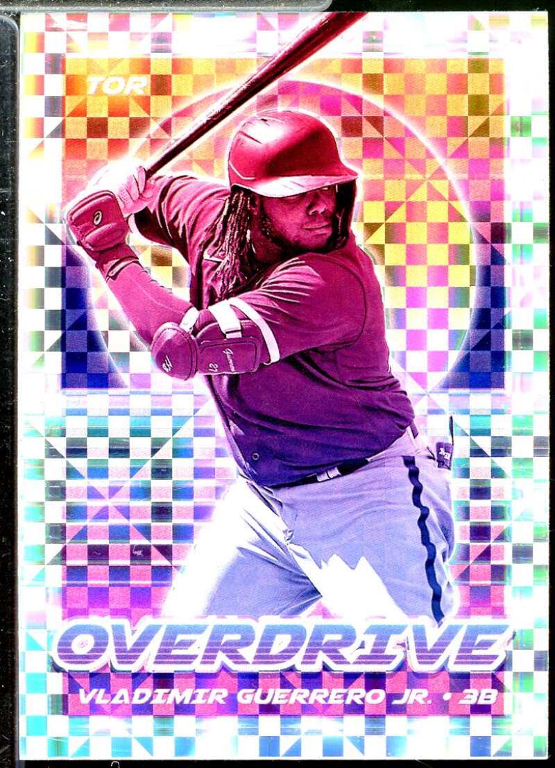 Vladimir Guerrero Jr. Card 2021 Panini Overdrive Building Blocks #12  Image 1