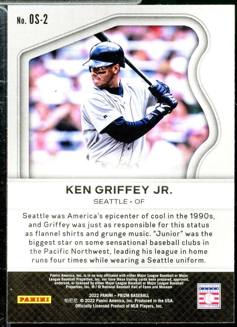 Ken Griffey Jr. Card 2022 Panini Prizm Old School #2  Image 2