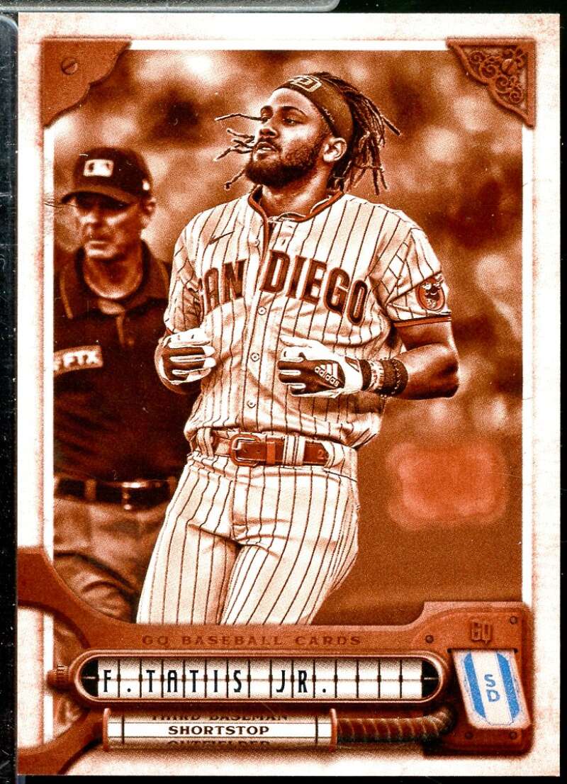 Fernando Tatis Jr. Card 2022 Topps Gypsy Queen Sepia #267  Image 1