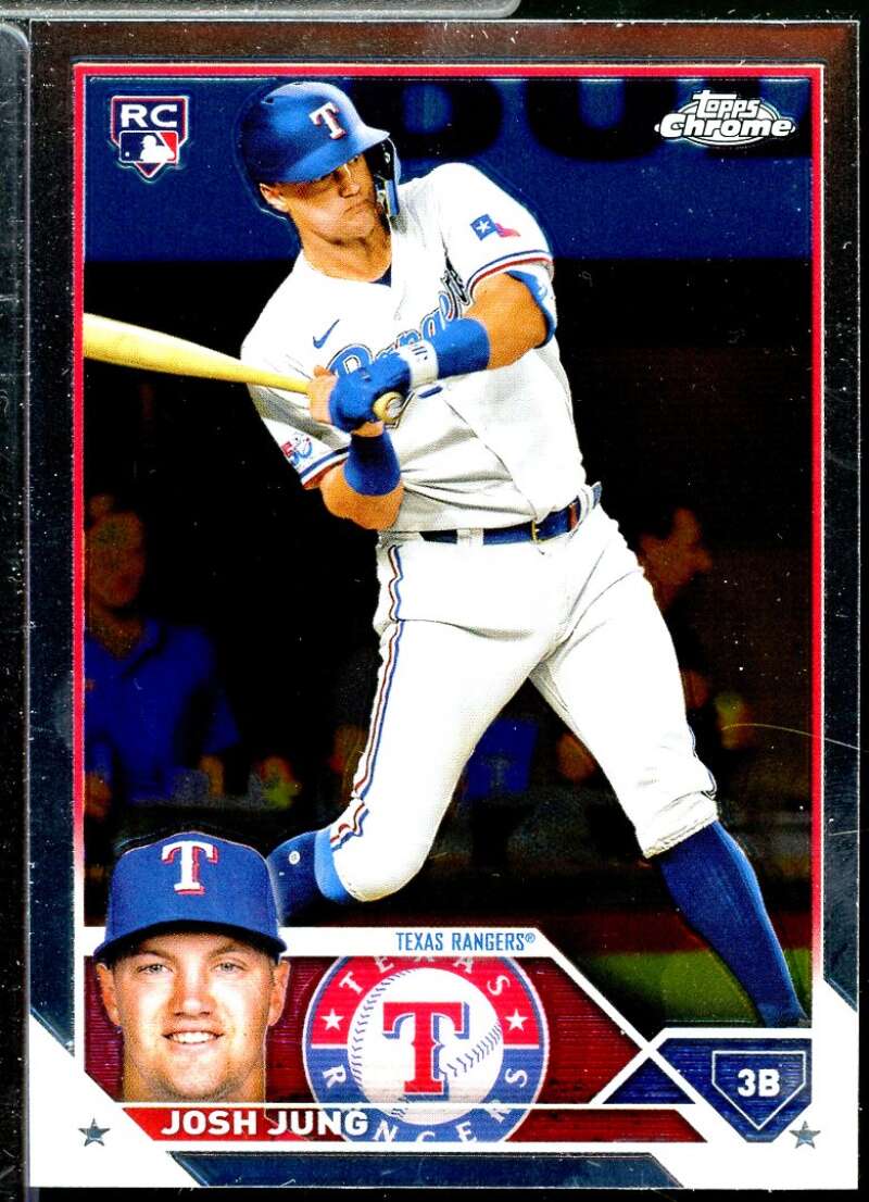 Josh Jung Rookie Card 2023 Topps Chrome #93  Image 1