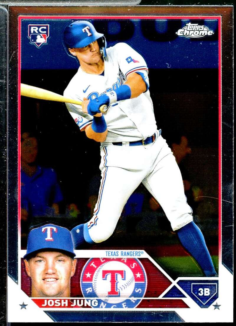 Josh Jung Rookie Card 2023 Topps Chrome #93  Image 1