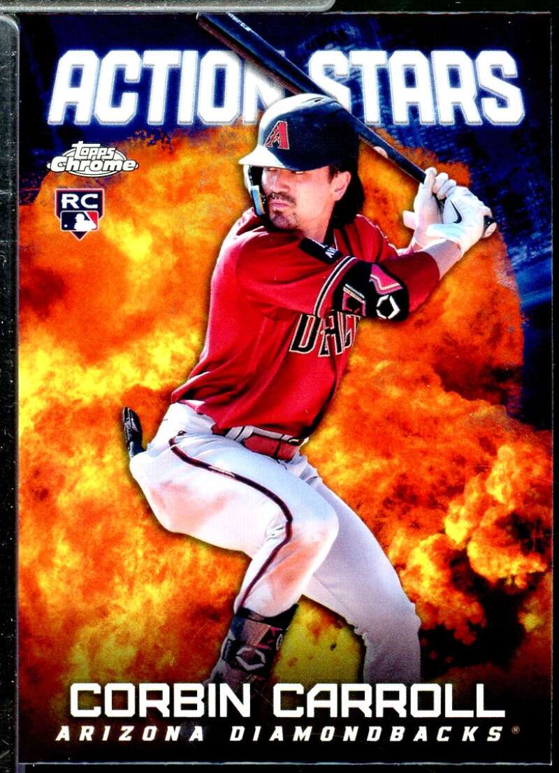 Corbin Carroll Rookie Card 2023 Topps Chrome Update Action Stars #ASC3  Image 1